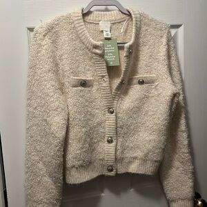 H & M SWEATER CARDIGAN SIZE M NWT